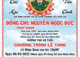 Tang lễ cán bộ quận Bình Tân 